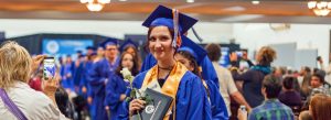 Student at graduation
